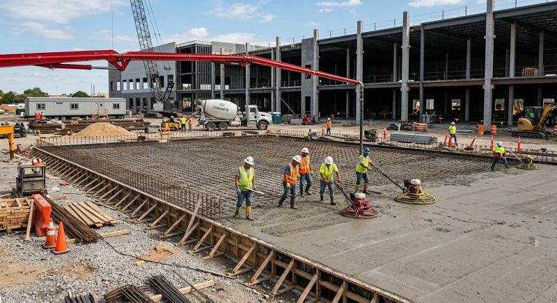 Commercial Slab Installation in Palm Beach County, FL