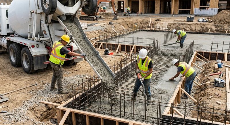 Foundation Wall Pouring in Boynton Beach, FL
